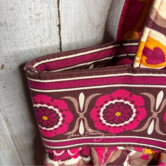 Vera Bradley Carnaby Floral Tote Shoulder Bag Handbag Purse - Picture 6 of 16